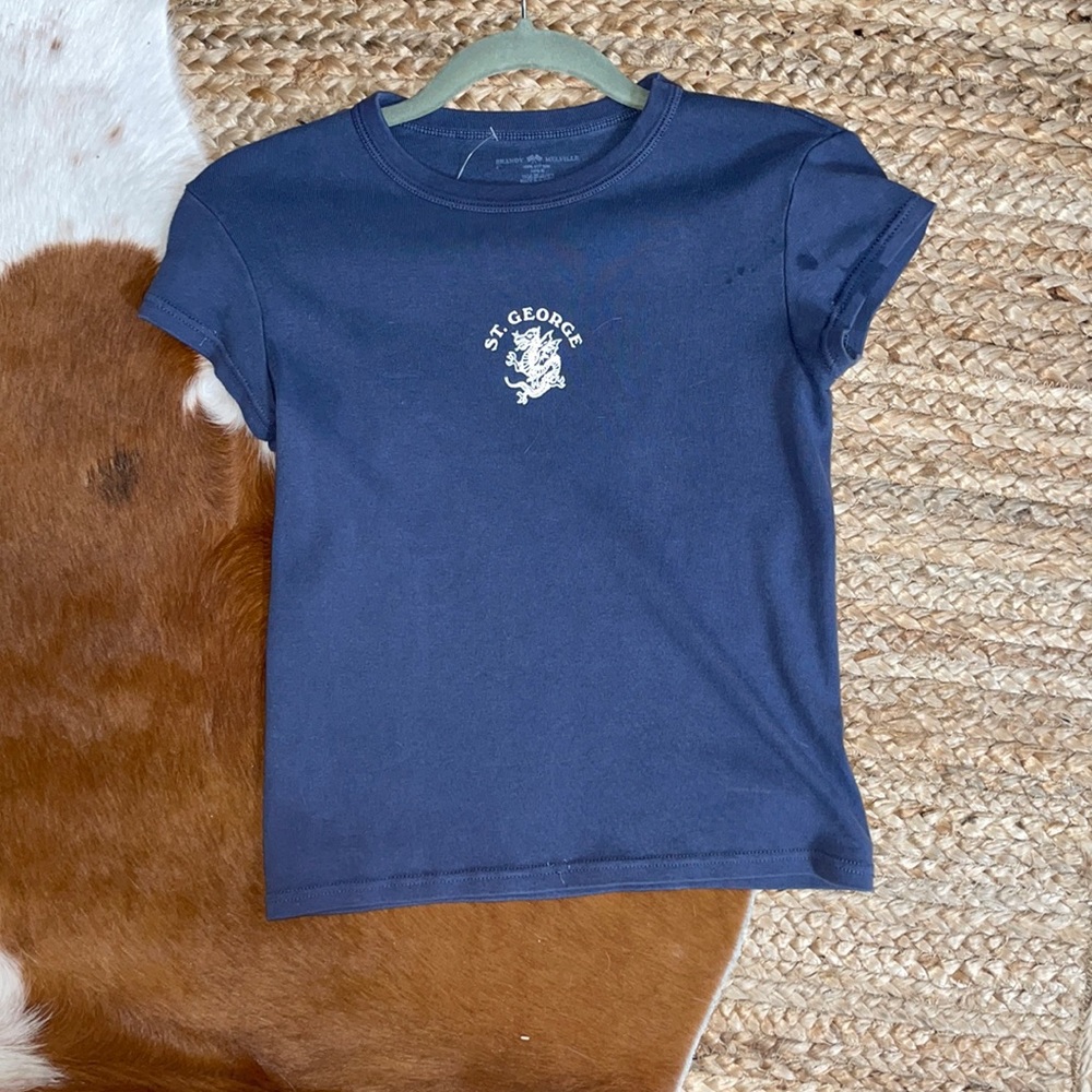 Brandy Melville St. George Navy Tee